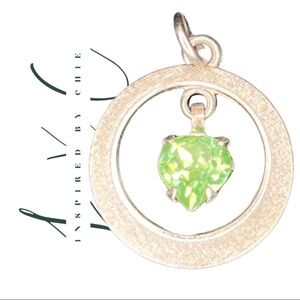 Designer Sterling Silver & Gemstone Charm